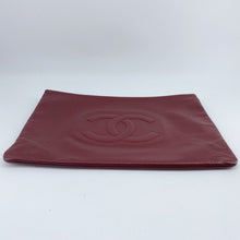 Load image into Gallery viewer, Chanel Red Leather Clutch