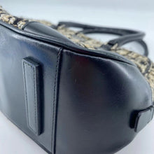 Load image into Gallery viewer, Prada tweed & vitello handle bag