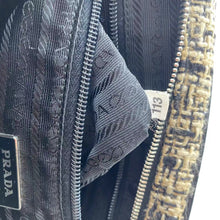 Load image into Gallery viewer, Prada tweed & vitello handle bag
