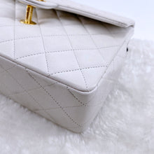 Load image into Gallery viewer, Chanel Pure White Mini Flap Bag