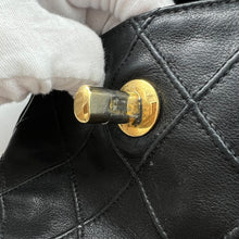 Load image into Gallery viewer, Chanel Black Gold Bag Bum bag Belt