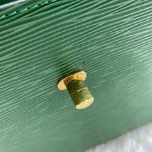 Load image into Gallery viewer, Louis Vuitton Green Leather Marlesherbes Bag