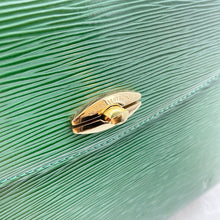 Load image into Gallery viewer, Louis Vuitton Green Leather Marlesherbes Bag