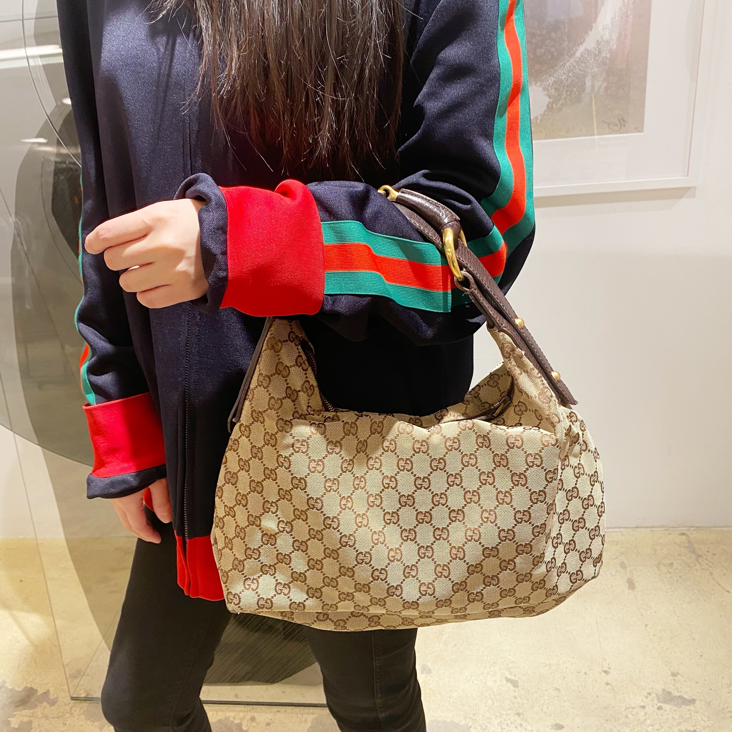 Gucci Horse Bit Chain Hobo Bag