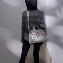 Load image into Gallery viewer, CHRISTIAN DIOR Medium Diorever silver bag