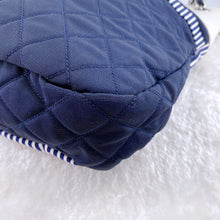 Load image into Gallery viewer, Chanel rialto beach stripe canvas chain bag