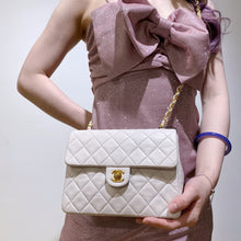 Load image into Gallery viewer, Chanel Pure White Mini Flap Bag