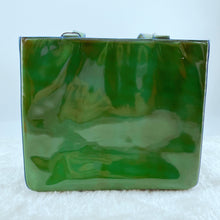 Load image into Gallery viewer, Chanel Green Patent Leather Tote Bag