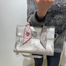 Load image into Gallery viewer, CHRISTIAN DIOR Medium Diorever silver bag