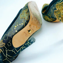 Load image into Gallery viewer, Christian Dior embroidered high heels