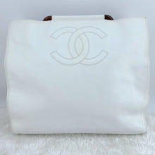 Load image into Gallery viewer, Chanel Vintage Caviar Wood Handle Tote