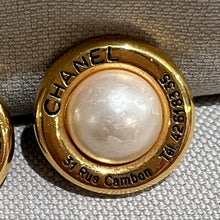 Load image into Gallery viewer, Chanel Rue Combon Vintage Earrings