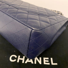 Load image into Gallery viewer, Chanel Navy Classic Flap Jumbo