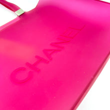 Load image into Gallery viewer, CHANEL Jelly Pink Logo Tote