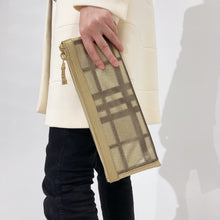 Load image into Gallery viewer, Burberry gold clutch TWS