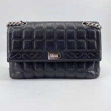 Load image into Gallery viewer, Chanel 2.55 chocolate bar rhinestone shoulder bag TWS