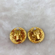 Load image into Gallery viewer, Chanel gold double C logo Earrings