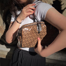 Load image into Gallery viewer, Fendi Zucchino Bowler Bag