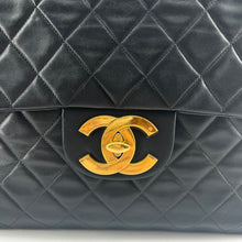 Load image into Gallery viewer, Chanel Vintage Large Logo Classic Flap Bag Maxi TWS POP
