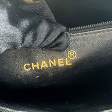 Load image into Gallery viewer, CHANEL CC Black Caviar Quilted Gold Hardware Chain Carryall Shopper Tote Bag