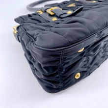 Load image into Gallery viewer, Prada Black Tessuto Gaufre Handle Bag TWS pop