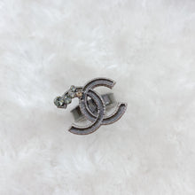 Load image into Gallery viewer, Chanel CC logo with crystal Ring TWS
