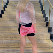 Load image into Gallery viewer, VALENTINO Pink Big Bow Clutch/ shoulder bag
