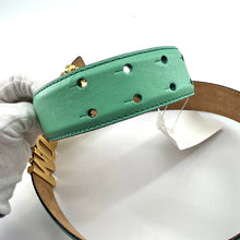 Load image into Gallery viewer, MOSCHINO Mint Green logo Belt