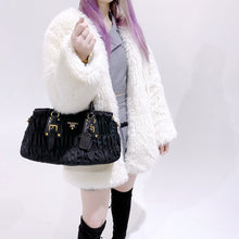 Load image into Gallery viewer, Prada Black Tessuto Gaufre Handle Bag TWS pop