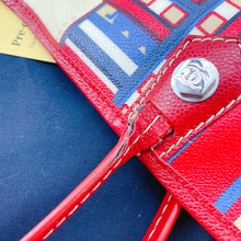 Load image into Gallery viewer, Chanel No.5 Vintage Flower Pattern Red Tote