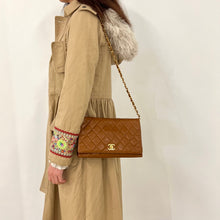 Load image into Gallery viewer, Chanel Quilted lambskin shoulder bag