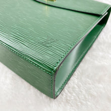 Load image into Gallery viewer, Louis Vuitton Green Leather Marlesherbes Bag