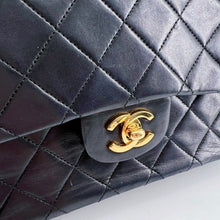 Load image into Gallery viewer, Chanel Vintage 18K gold Classic Flap Lambskin Medium bag