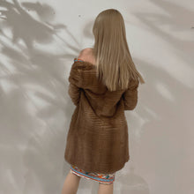 Load image into Gallery viewer, S'Maxmara mink & wool coat Size US6