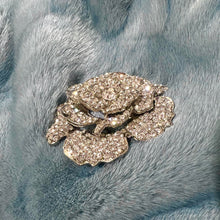 Load image into Gallery viewer, VTO Baby Blue Mink Coat