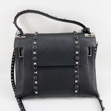 Load image into Gallery viewer, Valentino My Rockstud Small Single Handbag in Black Noir Studs