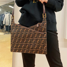 Load image into Gallery viewer, Fendi FF monogram vintage shoulder bag