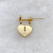 Load image into Gallery viewer, Chanel Love heart crystal Brooch