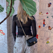 Load image into Gallery viewer, Chanel Pearl chain Classic Flap Mini bag