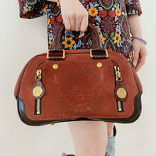 Load image into Gallery viewer, Louis Vuitton Havane brown suede stamped trunk PM Boston speedy TWS