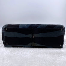 Load image into Gallery viewer, Ferragamo Black and Grey Horsehair Bag