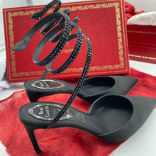 Load image into Gallery viewer, Rene Caovilla Twirl Strass Pumps