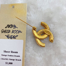 Load image into Gallery viewer, CHANEL Vintage Double C Golden Brooch