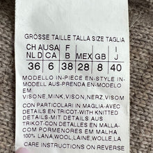 Load image into Gallery viewer, S'Maxmara mink & wool coat Size US6