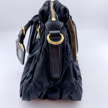 Load image into Gallery viewer, Prada Black Tessuto Gaufre Handle Bag TWS pop