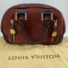 Load image into Gallery viewer, Louis Vuitton Havane brown suede stamped trunk PM Boston speedy TWS