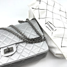 Load image into Gallery viewer, Chanel 2.55 Flap Bag Silver