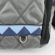 Load image into Gallery viewer, Prada Saffiano Leather-Trimmed Quilted Nylon Backpack