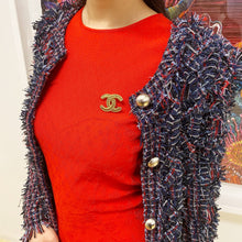 Load image into Gallery viewer, CHANEL Vintage Double C Golden Brooch