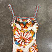 Load image into Gallery viewer, Dolce & Gabbana fruit series fold sleeveless dress